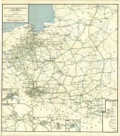 Mapa Polskiej Sieci Kolejowej i Lotniczej do urzędowego rozkładu jazdy otwórz